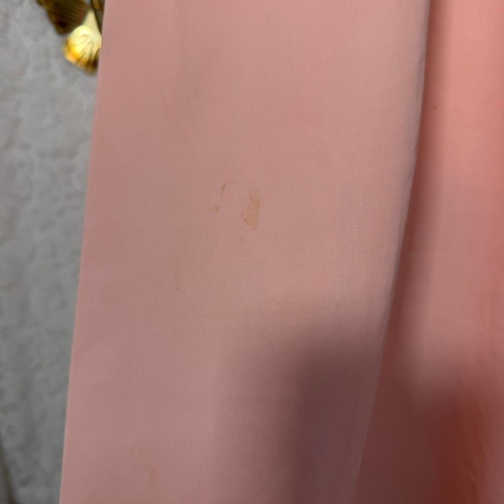 Vintage 60s Gossard Artemis Peachy pink lace night gown slip - Picture 7 of 8